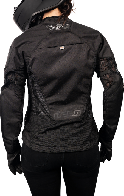 ICON Women's Mesh™ AF Jacket - Stealth - XS 2822-1483