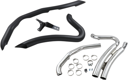 COBRA Speedster Swept Short Exhaust - Black 6231B