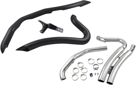 COBRA Speedster Swept Short Exhaust - Black 6231B