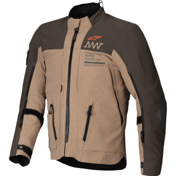 ALPINESTARS AMT-8 Stretch Drystar® XF Jacket - Dark Brown/Dark Khaki - Medium  3200425-8018-M