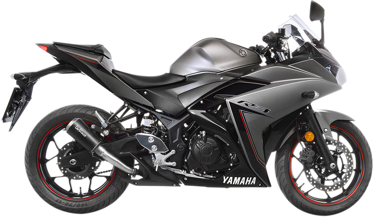 LEOVINCE LV-10 Black Edition Muffler - YZF-R3 15212B