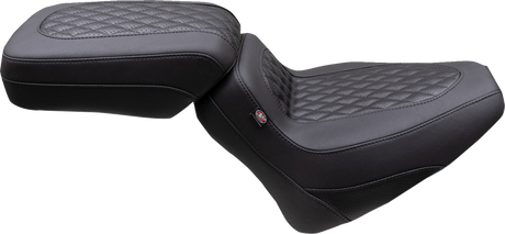 MUSTANG Squareback Seat - Solo - Black - Diamond Stitch - Chief '22-'23 88201