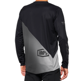 100% R-Core-X Long-Sleeve Jersey - Black/Gray - Large 40000-00002