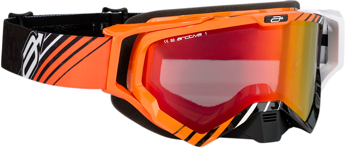 ARCTIVA Vibe Goggles - Black/Orange/White 2601-2350