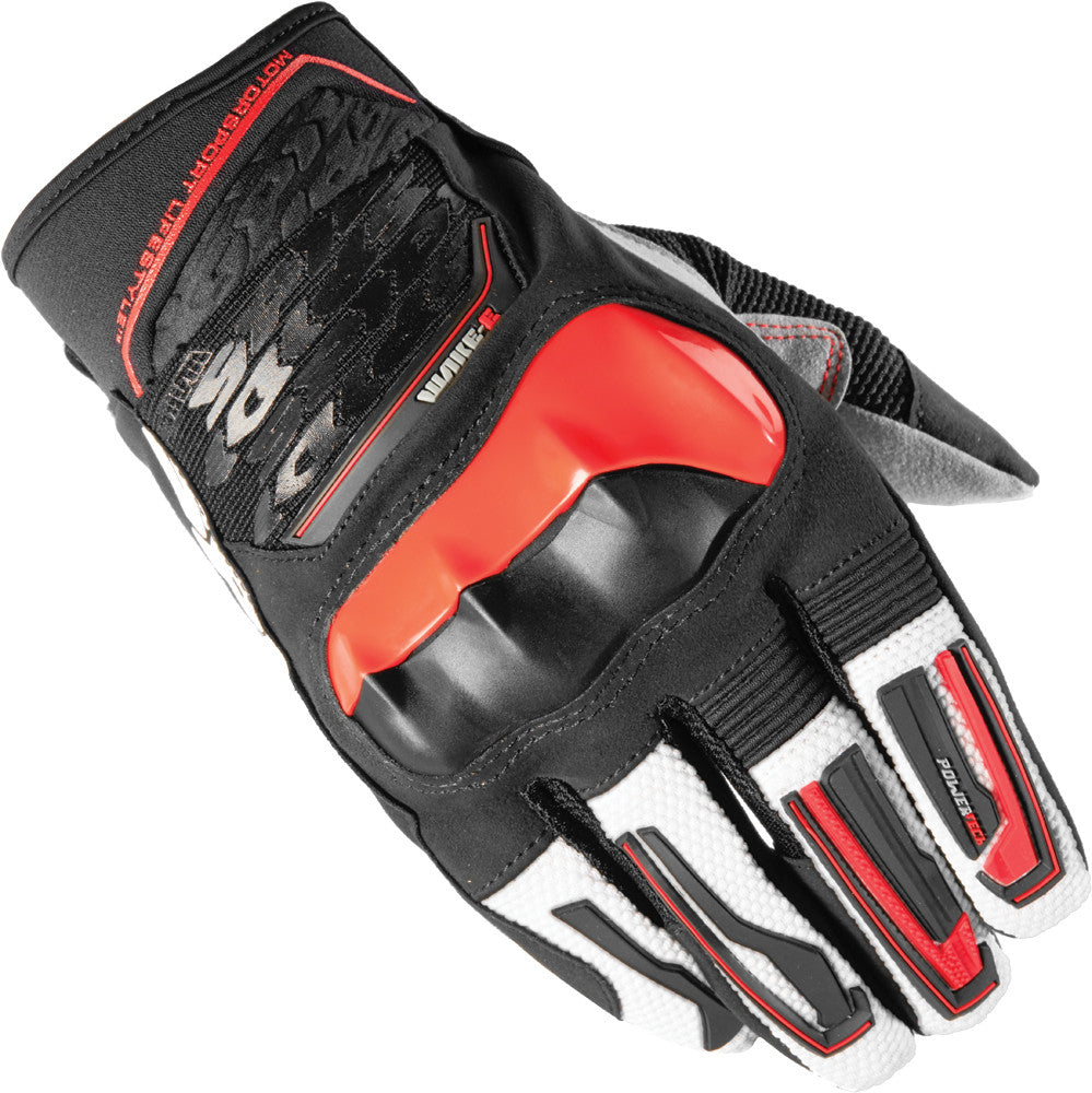 SPIDI Wake Evo Gloves Black/Red 2x B61-021-2X