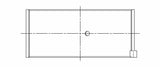 ACL Mitsubishi 4G63/4G64 7 Bolt 2nd Gen DSM and EVO I-IX Standard Size High Performance Rod Bearing 4B1185H-STD