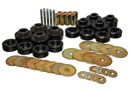 Energy Suspension Cab Mount Set - Club Cab - Black 5.4115G