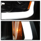 Spyder Dodge Charger 06-10 Projector Headlights - LED Light Bar - Black PRO-YD-DCH05V2-LB-BK 5085245