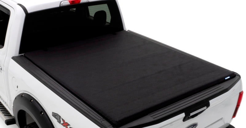 Lund 07-17 Chevy Silverado 1500 (8ft. Bed) Genesis Roll Up Tonneau Cover - Black 96094