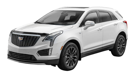 AVS 17-18 Cadillac XT5 Aeroskin Low Profile Acrylic Hood Shield - Smoke 322133