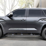 Go Rhino 23-24 Toyota Sequoia Sport Utility (Ex. Hybrid) E1 Electric Running Board Kit - Text. Black 20443974PC