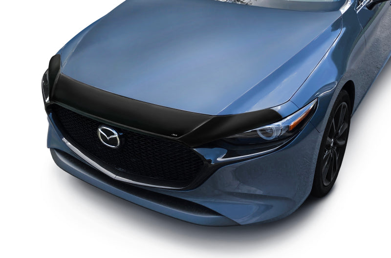 AVS 19-22 Mazda 3 Hatchback Aeroskin Low Profile Hood Shield - Smoke 322179