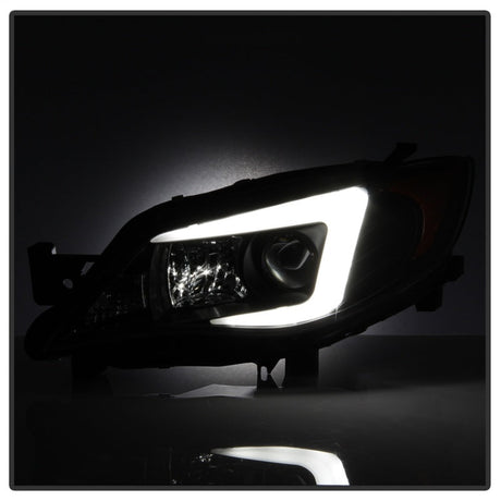 Spyder Subaru WRX 08-09 Projector Headlights - Halogen Model Only - Black PRO-YD-SWRX08-LBDRL-BK 5083944