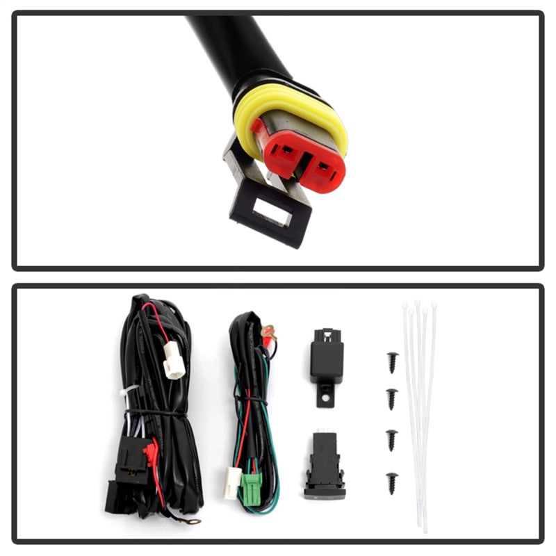 Spyder Toyota Tundra 2014-2016 Daytime DRL LED Running Fog Lights w/Switch Clear FL-DRL-TTU14-C 9031540