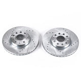 Power Stop 10-13 Audi A3 Front Evolution Drilled & Slotted Rotors - Pair EBR830XPR