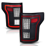 ANZO 15-17 Ford F-150 LED Taillights Black w/ Sequential 311293