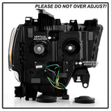 Spyder 19-22 Dodge Ram 2500 (Halogen Only) Projector Headlights - Black PRO-YD-DR19HDHALSI-SEQ-BK 5088611