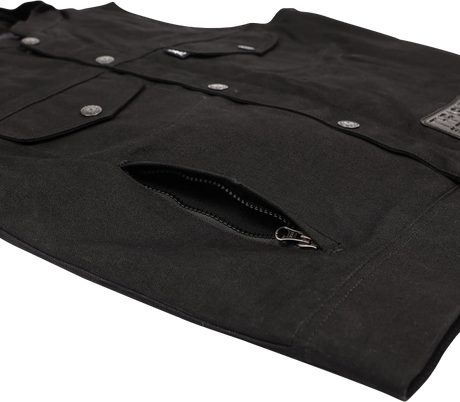 THRASHIN SUPPLY CO. Nightrider v2 Riding Vest - Black - 3XL TMJ-12-13