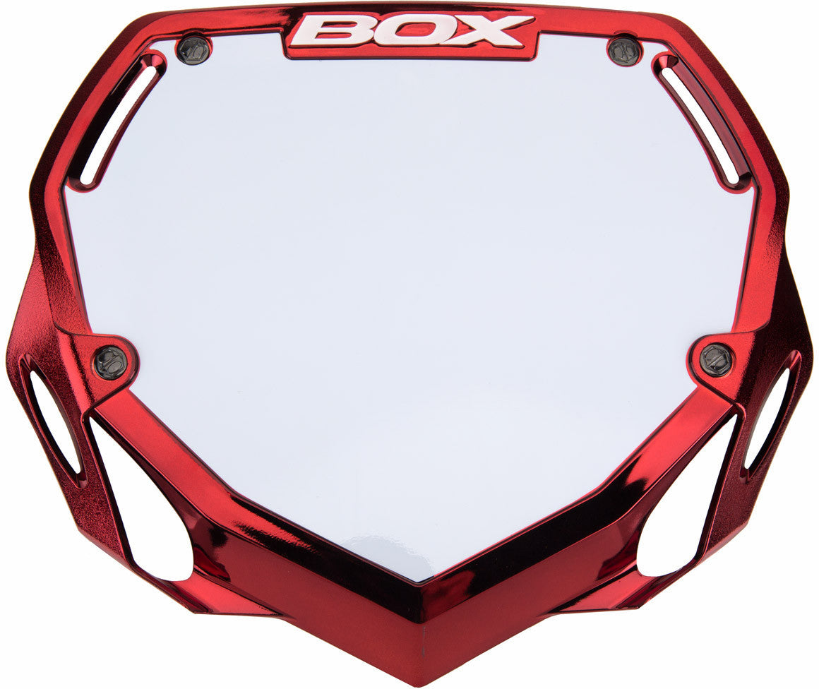 BOX Phase 1 Pro Plate Red Chrome BX-NP16CHRLG-RD