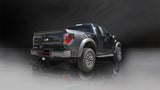 Corsa 11-14 Ford F-150 Raptor 6.2L V8 133in Wheelbase Black Xtreme Cat-Back Exhaust 14759BLK
