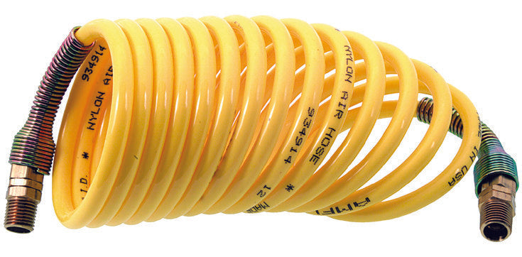 TRU-FLATE Recoil Nylon Air Hose 12' 4-12