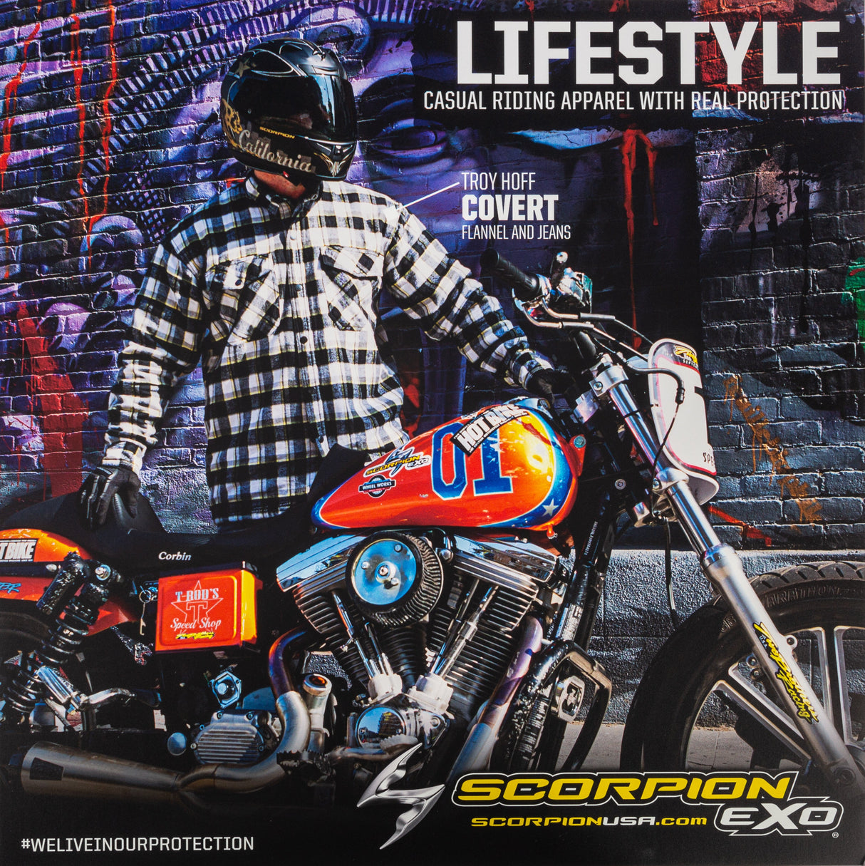 SCORPION EXO Foam Core Sign V-Twin 52-642