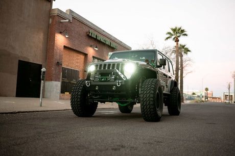DV8 Offroad 18-22 Jeep Gladiator Wrangler LED Projector Headlights HLCJL-02