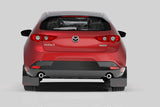 Rally Armor 19-22 Mazda3 GT Sport Hatch Black UR Mud Flap w/ Red Logo MF61-UR-BLK/RD