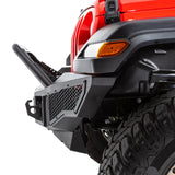 Go Rhino 07-20 Jeep Wrangler JL/JLU/JK/JKU/Gladiator JT Rockline Full Width Bumper w/ Overrider 331201T