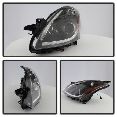 Spyder Nissan Altima 4Dr 10-12 Projector Headlights Light DRL LED Halo Blk PRO-YD-NA104D-LTDRL-BK 5076830