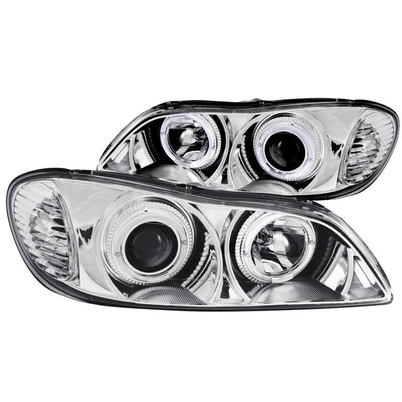 ANZO 2000-2004 Infiniti I30 Projector Headlights w/ Halo Chrome 121078