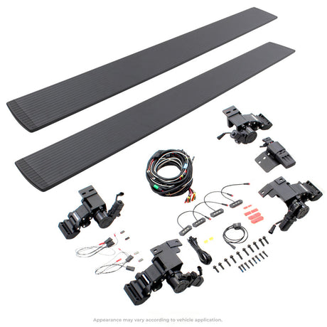 Go Rhino 11-22 Ram 2500/3500 CC 4dr E-BOARD E1 Electric Running Board Kit (No Drill) - Tex. Blk 20410687PC