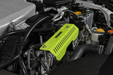 Perrin 22-23 Subaru WRX Pulley Cover (Short Version - Works w/AOS System) - Neon Yellow PSP-ENG-154NY