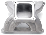 Edelbrock Manifold SBC Victor Spider Glidden 18 Deg Heads Dominator Flange 2858