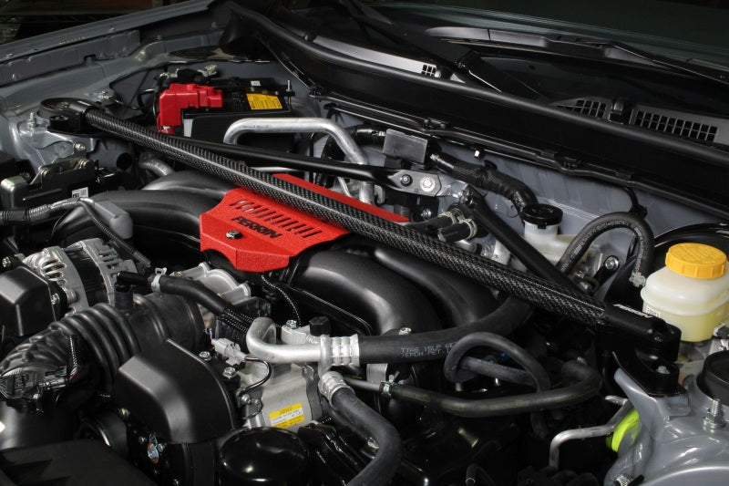 Perrin 2013+ BRZ/FR-S/86/GR86 Front Strut Brace - Carbon Fiber (Req. Removal of OEM Engine Cover) PSP-SUS-066CF