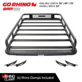 Go Rhino Universal 65in SRM 600 Basket Style Rack - Textured black 5936065T