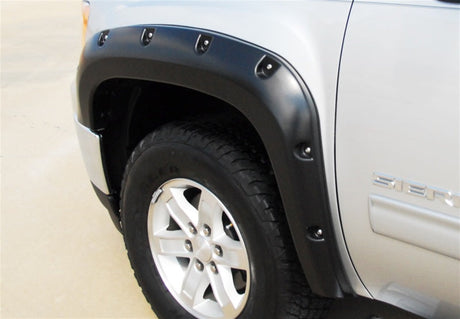 Lund 07-13 GMC Sierra 1500 RX-Rivet Style Smooth Elite Series Fender Flares - Black (4 Pc.) RX109S