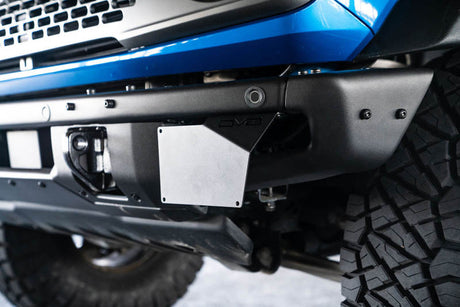 DV8 Offroad 21-22 Ford Bronco Factory Front Bumper License Relocation Bracket - Side LPBR-02