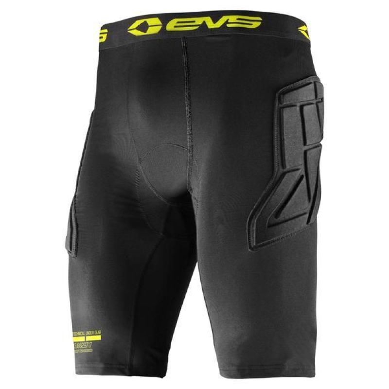 EVS Tug Padded Short Black - Large TUGBOTPAD-BK-L