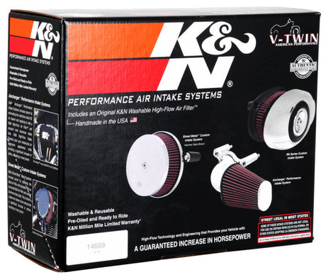 K&N 07-10 Harley Davidson XL Aircharger Performance Intake 63-1126