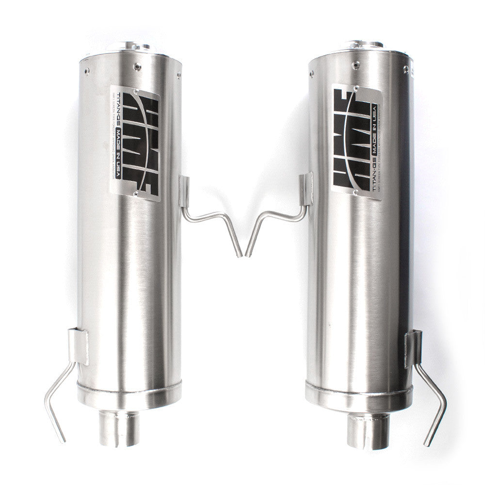 HMF Titan Dual Slip On Stainless Exhaust 516575637488