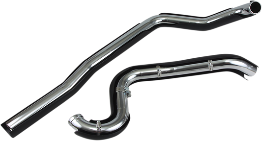 COBRA True Dual Headpipes - Black - '95-'06 FL 6250RB