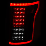 ANZO 2015-2016 Ford F-150 LED Taillights Black 311261