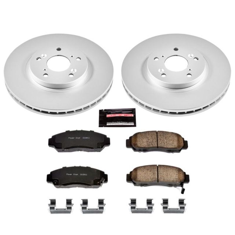 Power Stop 01-03 Acura CL Front Z17 Evolution Geomet Coated Brake Kit CRK2292