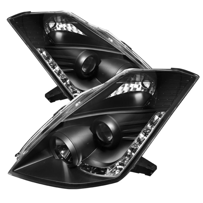 Spyder Nissan 350Z 06-08 Projector Headlights Xenon/HID Model- DRL Blk PRO-YD-N350Z06-HID-DRL-BK 5042316