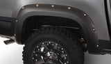 Bushwacker 15-18 GMC Canyon (Excl. ZR2) Fleetside Pocket Style Flares 2pc 74.0in Bed - Black 40140-02