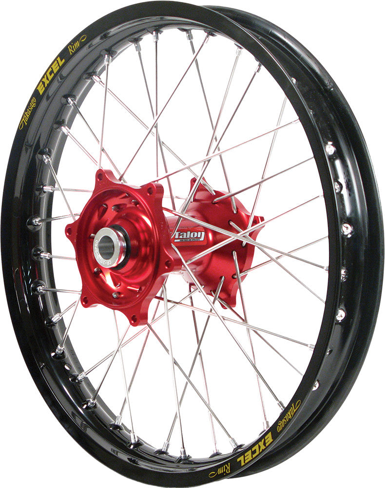 DUBYA Rear Wheel 2.15 X 19 Red Hub Black Rim 56-3156RB