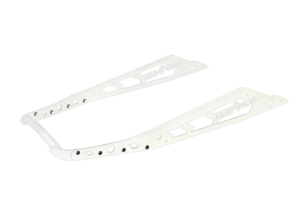 PRO ARMOR Nxt Lvl Rear Bumper Black/White Pol NXPRB232-WHT