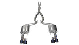 Corsa 18-19 Ford Mustang 5.0L V8 3in Xtreme Cat-Back Dual Rear Exit w/ 4in Black PVD Pro-Series Tips 21040BLK