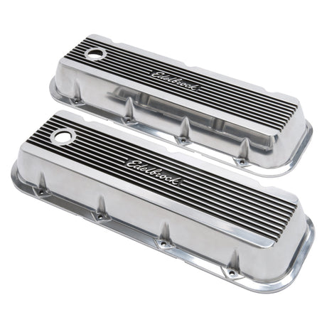 Edelbrock Valve Cover Elite II Chevrolet 1965 and Later 396-502 Big Block V8 Polished 4275